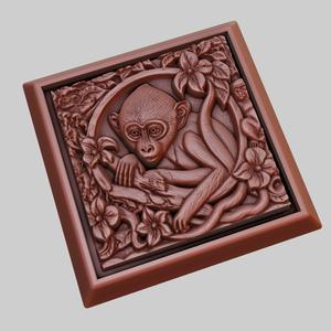 Monkey Animal 3D Model for CNC Router Laser & 3D Printer