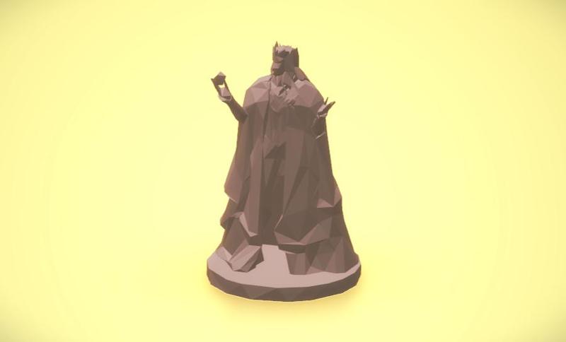 Low-Poly KING - Miniature