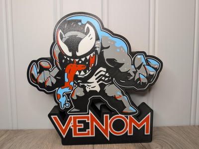 Venom Chibi LED Lightbox