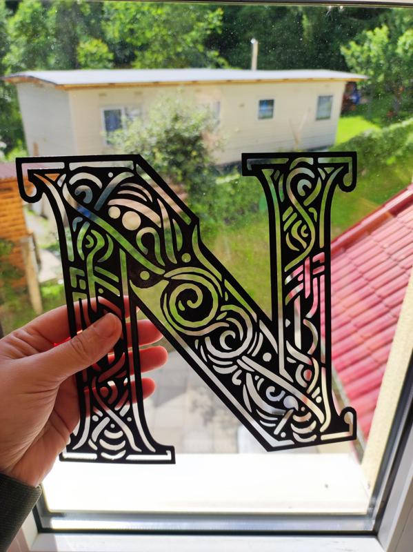 Stencil: letter N (version 2)