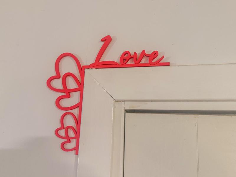 Valentine's Day door corner