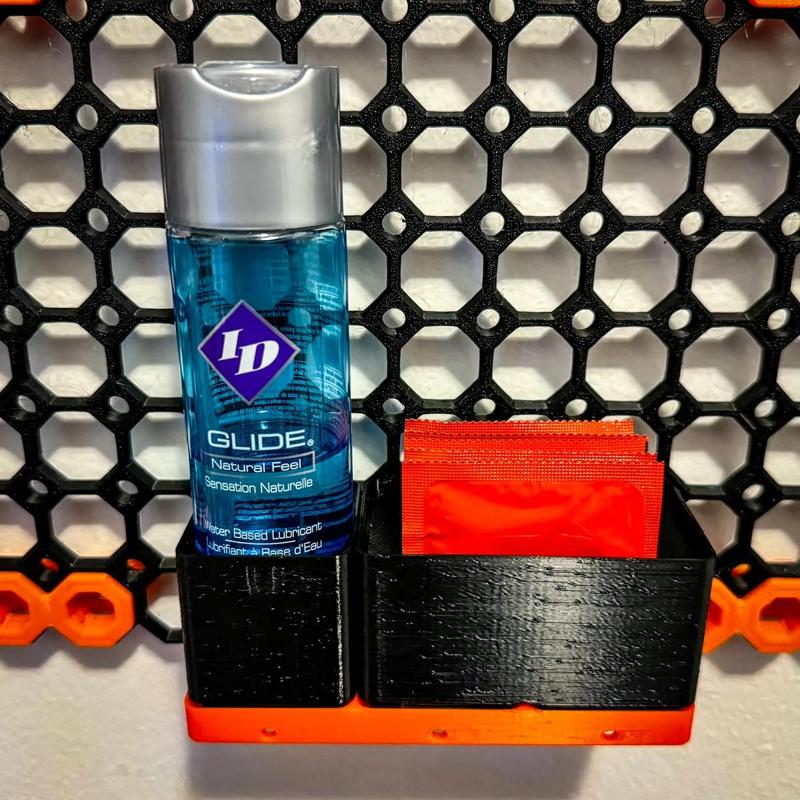 40mm Cylinder Holde Gridfinity Box (6U height)