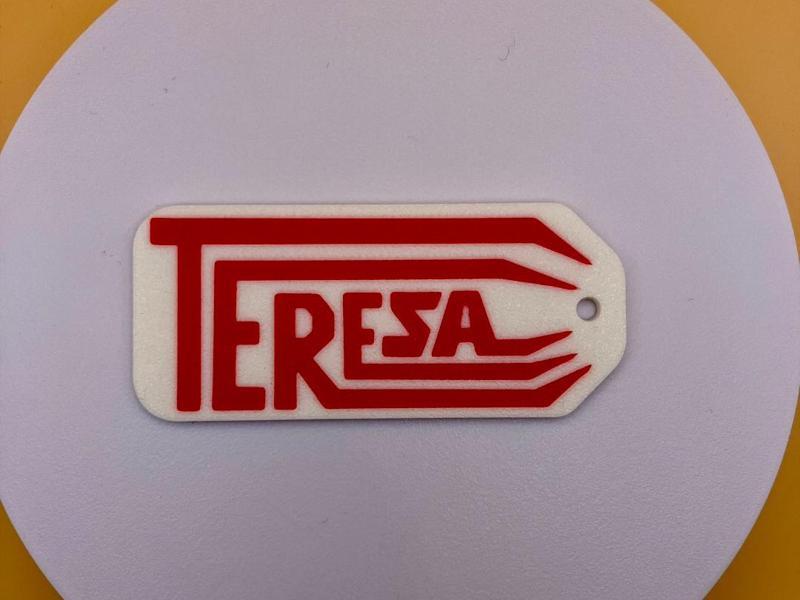 Teresa, Name Tag, (AMS and NON-AMS VERSIONS)