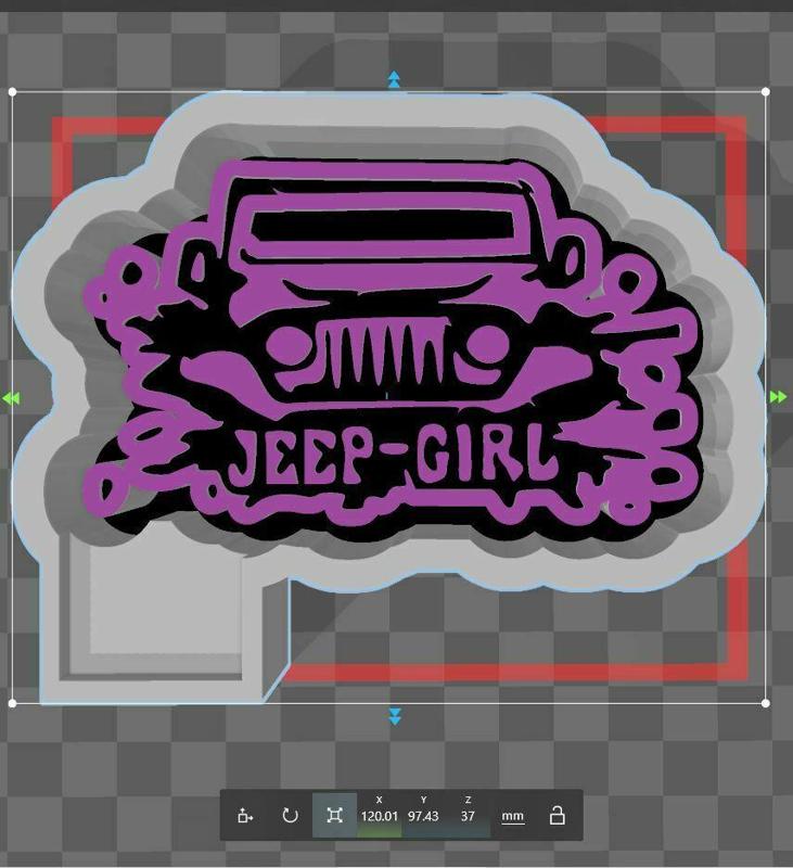 Jeep Girl Mold
