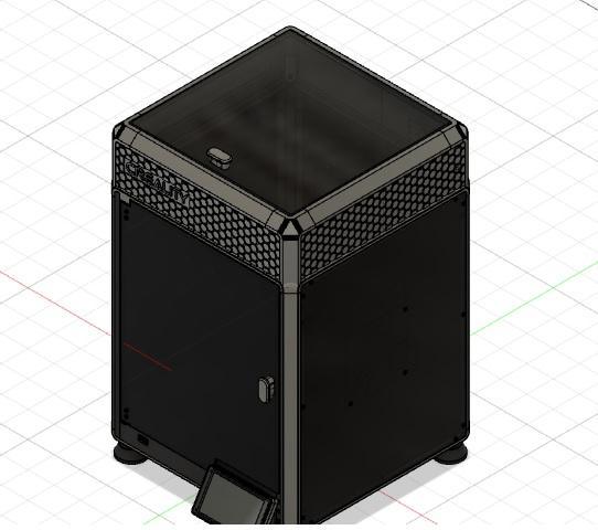 Creality K1 / K1C Single Body Riser Remix 36mm longer.