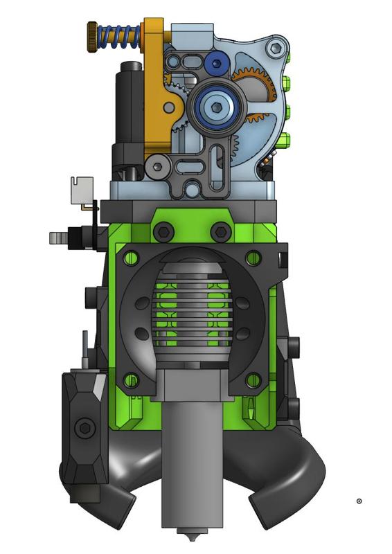 EVA 3- Peopoly Magneto X Lancer extruder drive adapter
