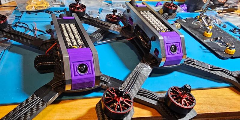 MultiGP Pro Spec Frame Fan and LED top plate