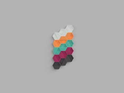 Hexagon Acoustic Wall Tiles