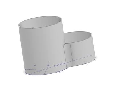 Echo Dot Holder for Succulet and pebbles