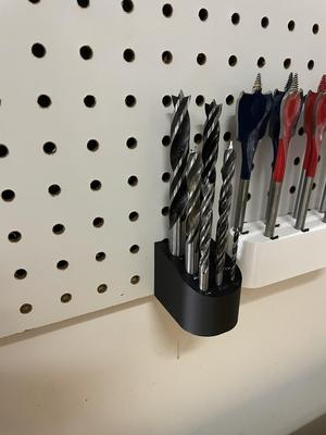 Drill or Twist Bit pegboard holder 7piece