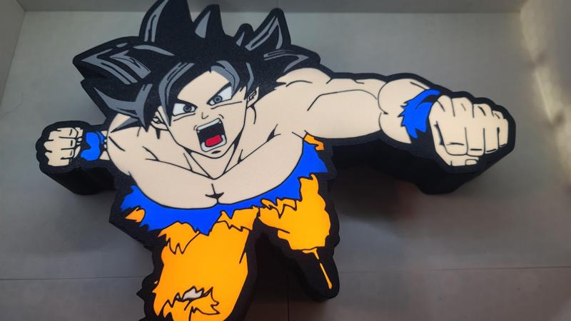 Goku Punching Lightbox