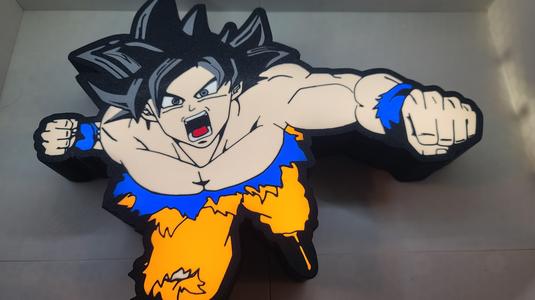 Goku Punching Lightbox