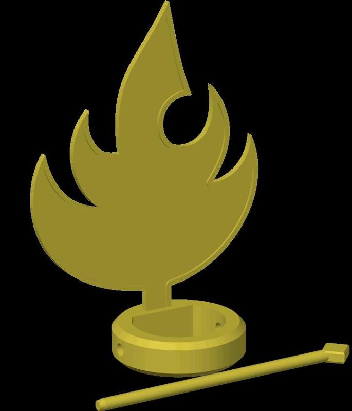 Fire Lord Headpiece of Avatar The Last Airbender