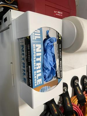 Latex Glove Box Magnetic Mount / Holder - Harbor Freight