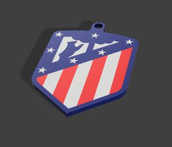 Atletico Madrid Keychain