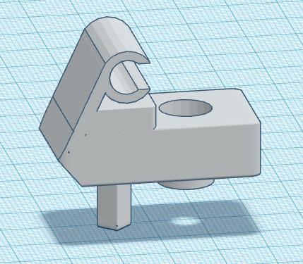 Car sunshade clip (Fiat Grande Punto)