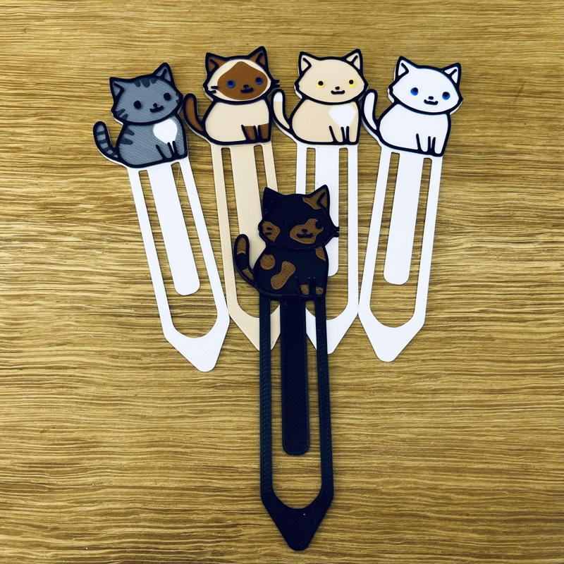 Cute Tortoiseshell Cat Bookmark