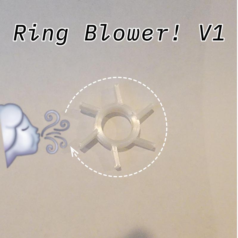 Print in Place Fidget Ring Blower V1