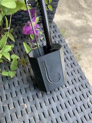 Fishing rod end and hook protection