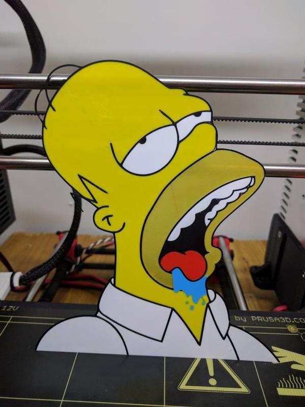 Homer Simpson multicolor