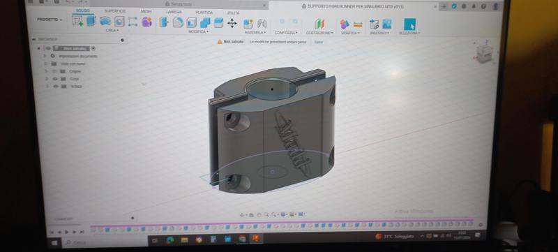 GARMIN FORERUNNER (205-305-310 ECC) MTB HANDLEBAR SUPPORT v1