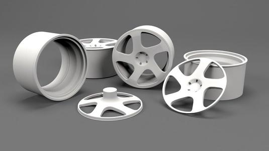 1/24 scale wheel