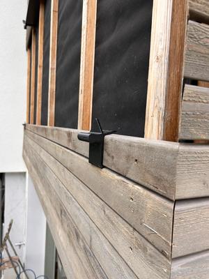 Rhombus Strip Spacer for Fence or Facade Mounting