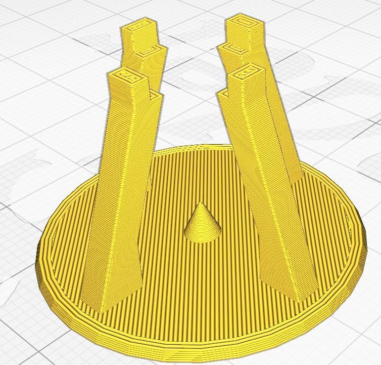 Stand for ScaleRockets' Falcon 1 model
