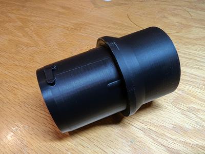 Fein Turbovac to schedule 2in schedule 40 PVC pipe adapter