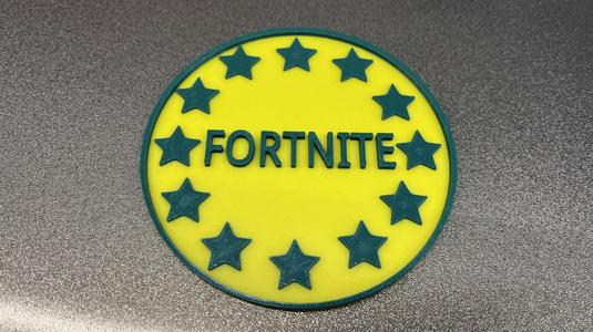 Fortnite Stars Coaster 2 Color Print