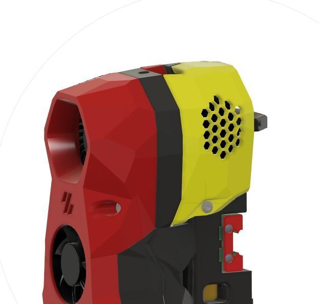 Voron Clockwork2 Cable Cover with ventholes for LDO Nitehawk PCB