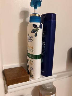 Snap-Fit Shower Shelf Remix - Added Drainage, Raised Surface for Soap