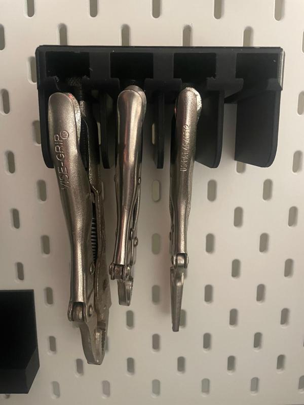 Ikea Skadis version  Vice Grip Rack -Full Dividers