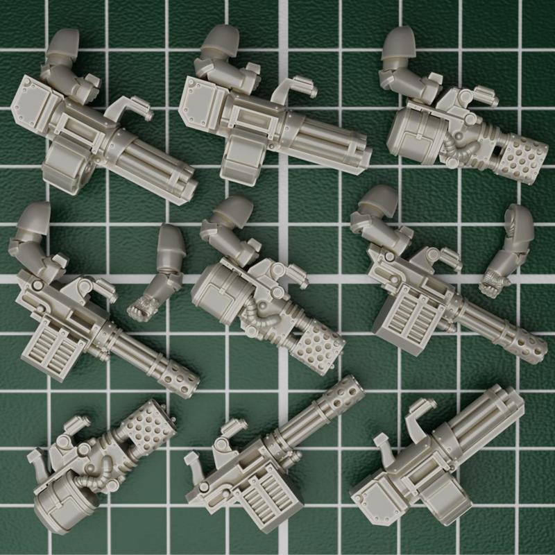 Rotor cannon, Iliastari pattern assault cannon, heavy flamer for new Heresy