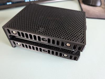 HDD Holder for NAS ITX PC Case by @haydnbao