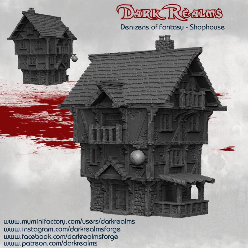 Dark Realms Denizens of Fantasy - Shophouse