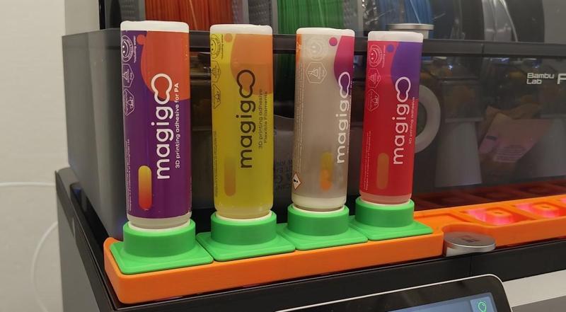 Gridfinity upside down Magigoo-holder