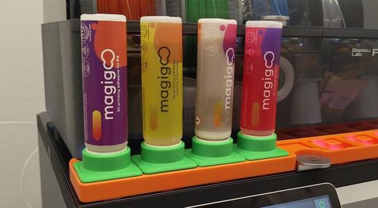 Gridfinity upside down Magigoo-holder