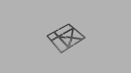 Micro ATX mounting plate