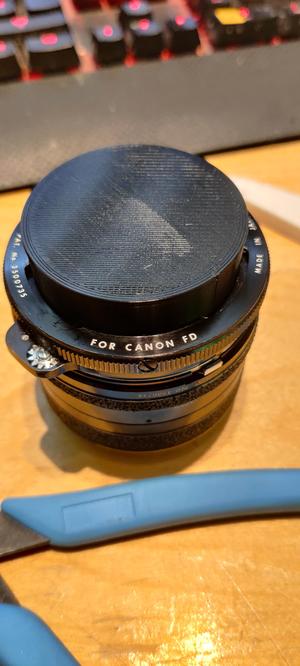Canon FD lens cover