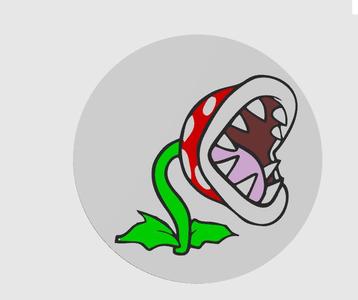 Coaster Plant Super Mario