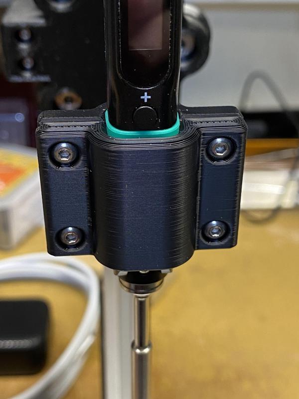 Pinecil Mount for Adafruit Heat-Set Press