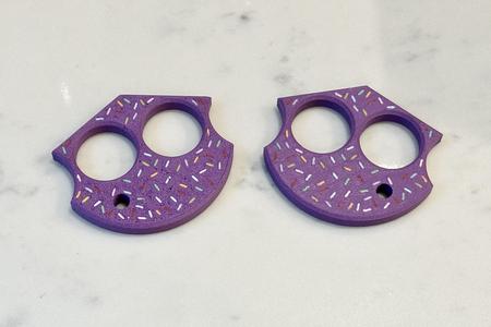 Dessert Warrior - Two Finger Brass Knuckles