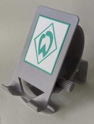 Multi-color Cover Plate for revised Phone Holder (here: Werder Bremen)