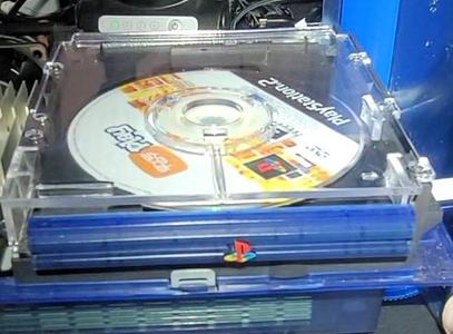 FAT PS2 DVD drive cover