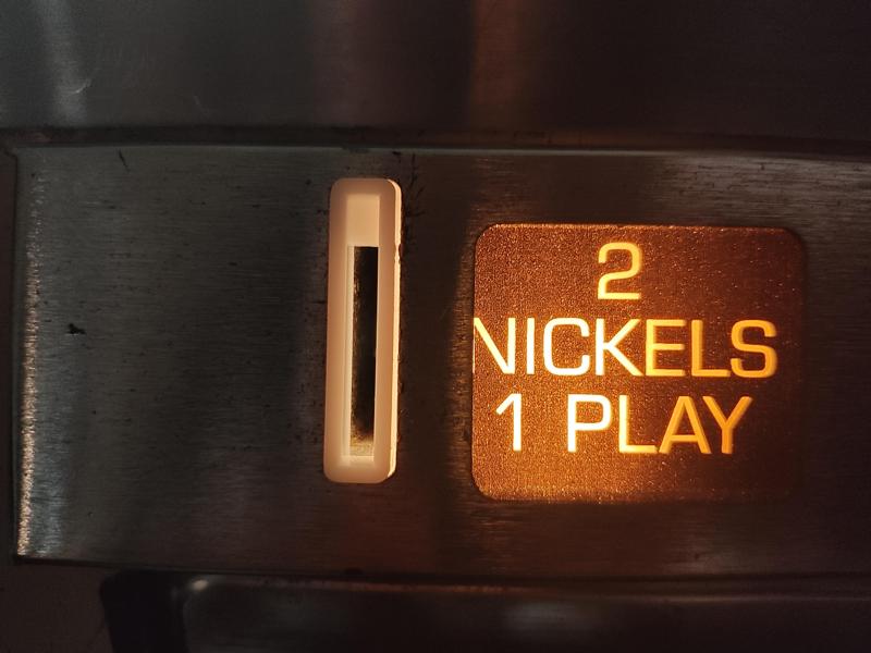 1970s Gottlieb Pinball Coin Slot