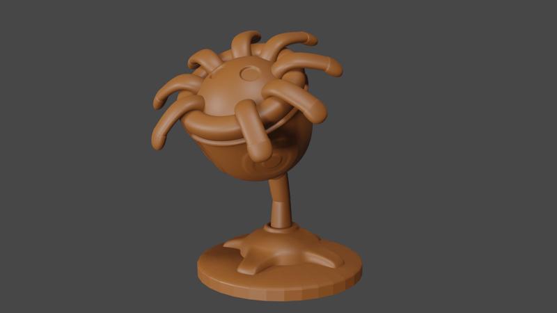 Pokemon inspired, Lileep, Tabletop DnD miniature