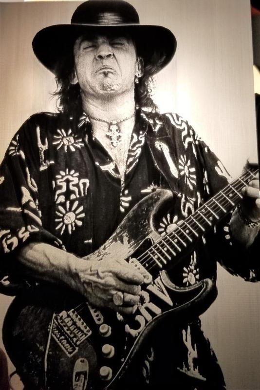 Stevie Ray Vaughan Lithophane