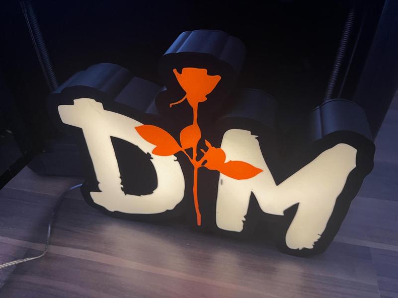 Depeche Mode (DM) LED Lightbox