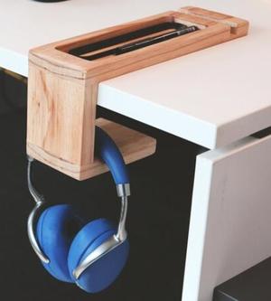 Desk Organizer with earphone holder